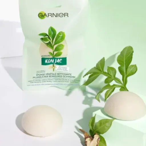 Test Garnier Bio Éponge Konjac : une petite éponge simple qui fait le job sans chichis