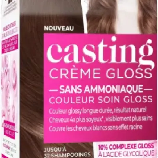 Avis L’Oréal Paris Casting Crème Gloss 618 Blond Foncé Noisette : le ton sur ton brillant sans ammoniaque