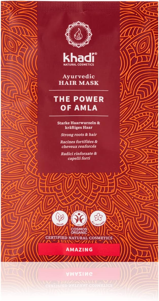 THE POWER OF AMLA Masque capillaire Ayurvédique - Volume intense, racines renforcées et nouvelle vitalité - 100% naturel, vegan - 50 g