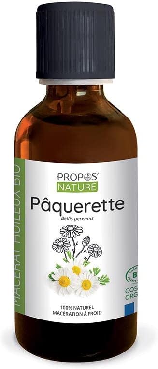 Macérat de Pâquerettes Bio - Bellis perennis flower - 100% naturel - Origine France - 50ml- PROPOS'NATURE