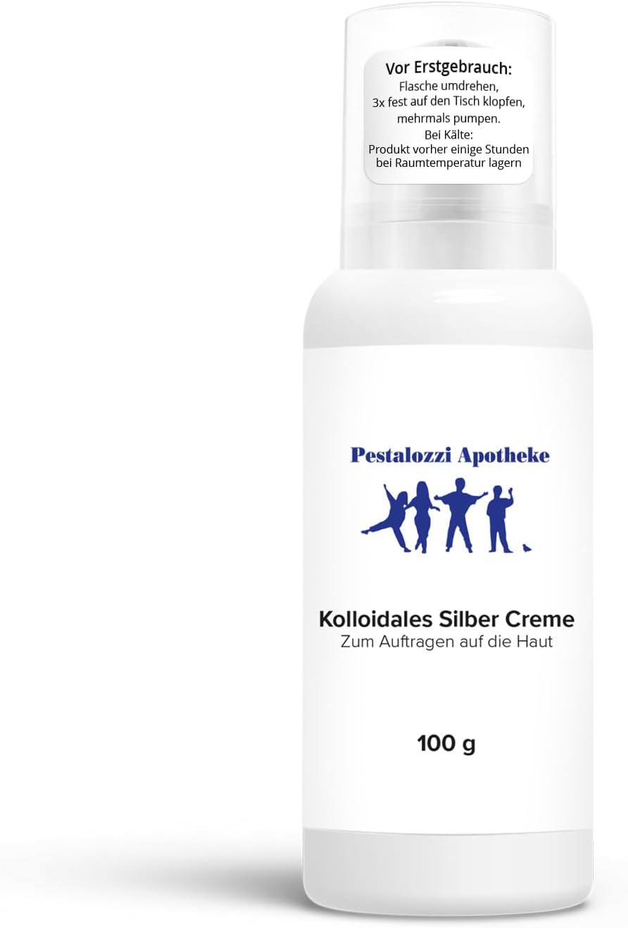 Argent colloïdal Crème – 100 g (production de pharmacie)