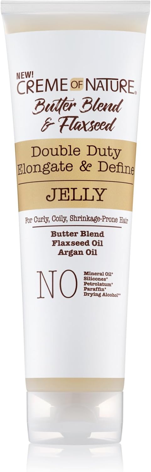 Butter Blend et Flaxseed, Gelée Coiffante, Allonge et Définit les boucles, Élimine les frissotis, Texture non Collante, Non Grasse, Soin Coiffant Cheveux Bouclés Frisés Crépus - 248ml STYLING CURL ACTIVATOR