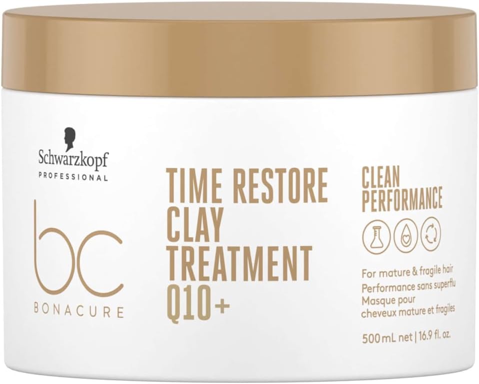 Schwarzkopf - BC Clean Time Restore clay Q10 Masque à l'Argile 500ml