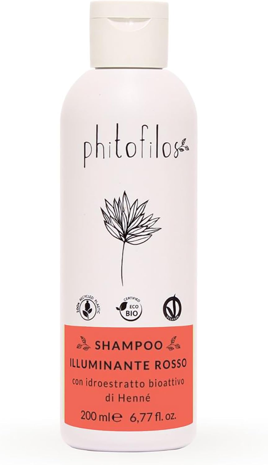 Phitofilos, Vegetall Shampooing à henné reflet rouge (250 ml.)