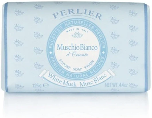 Perlier Savonnette Musc Blanc 125 g