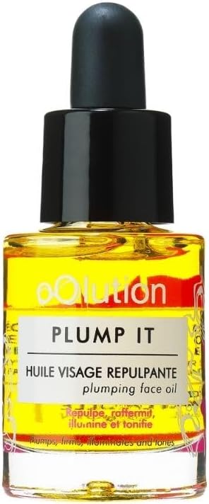 Plump It - Huile Repulpante Visage Bio - Peau Mature - 100% Naturelle - Repulpe, Tonifie, Raffermit - 15mL