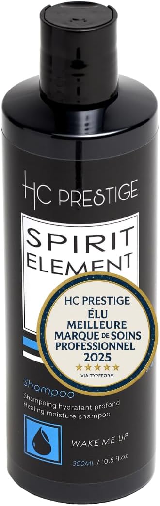 Shampoing Hydratant Profond Sans Sulfate Sans Silicone Sans Paraben - pour Cheveux Secs et Abîmés - Soin Cheveux Naturel avec Immortelle Corse et Kératine - Fabriqué en France - 300 ml Hydratant Profond Shampoing
