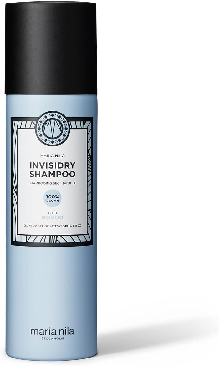 Maria Nila Invisidry Shampoing Sec, Rafraîchit les Cheveux et le Cuir Chevelu, Ne Laisse Aucun Résidu, 100% Végan & Sans Sulfate/Parabène 250 ml (Lot de 1)