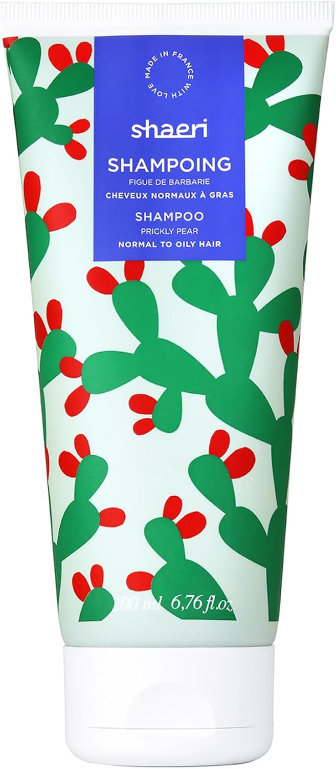 Shampoing Purifiant à la Figue de Barbarie 200 ml - Pour Cheveux à Tendance Grasse - Purifie, Revitalise et Rééquilibre - Formule Naturelle et Vegan, Fabriqué en France