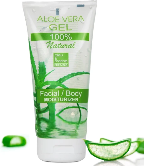 Gel Hydratant 100% Naturel à l'Aloe Vera - Hydratant Quotidien pour Visage et Corps - Masque Facial Revitalisant - Gel Anti-Âge - Texture Légère 200 ml Aloe vera 200 ml (Lot de 1)