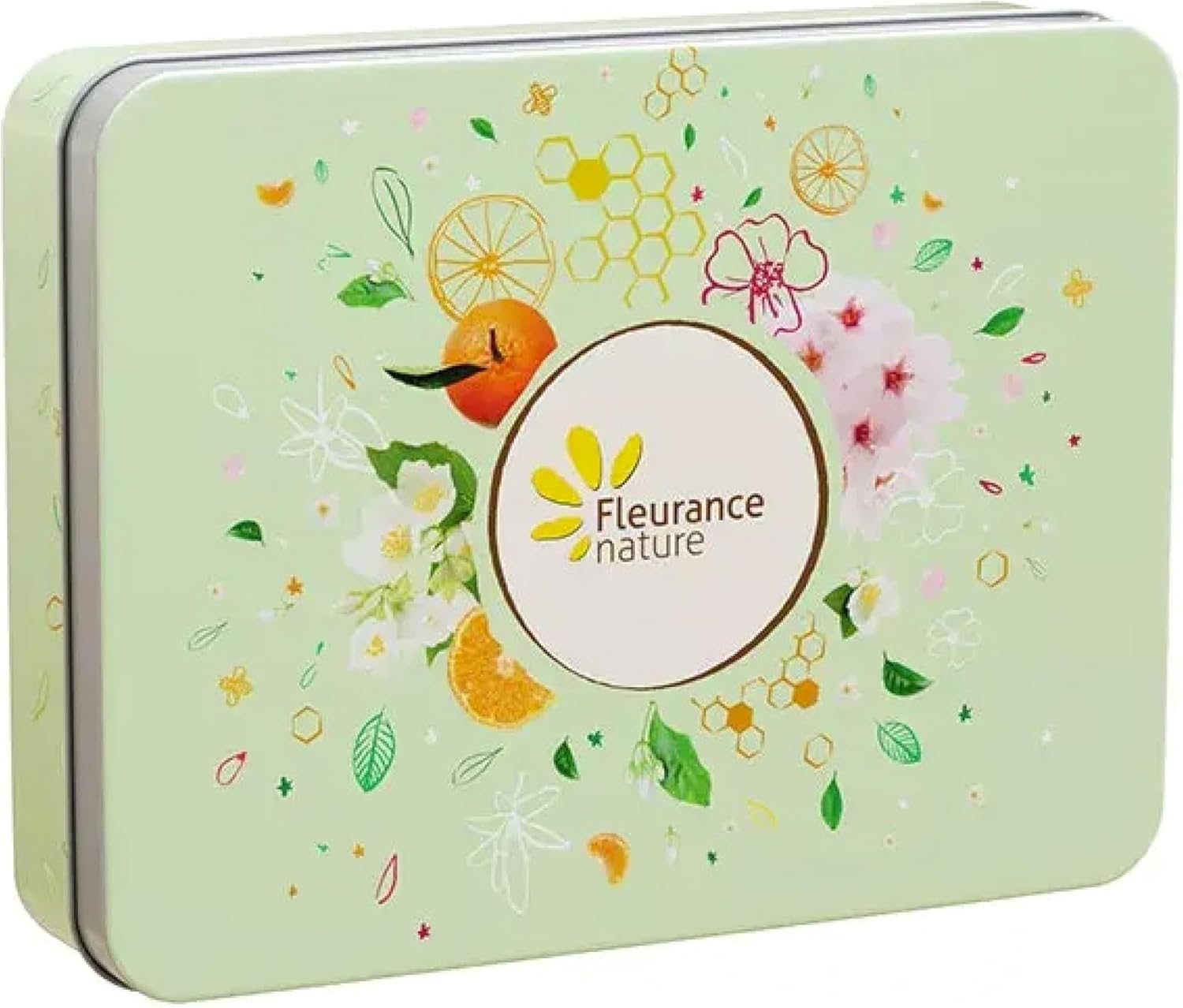 Fleurance Nature- Coffret de crème mains Éveil des sens 4 unités de 30ml- cosmétique certfié bio Cosmos Ecocert jasmin fleur de cerisier mandarine miel soin des main bio- coffret cadeau femme 24611