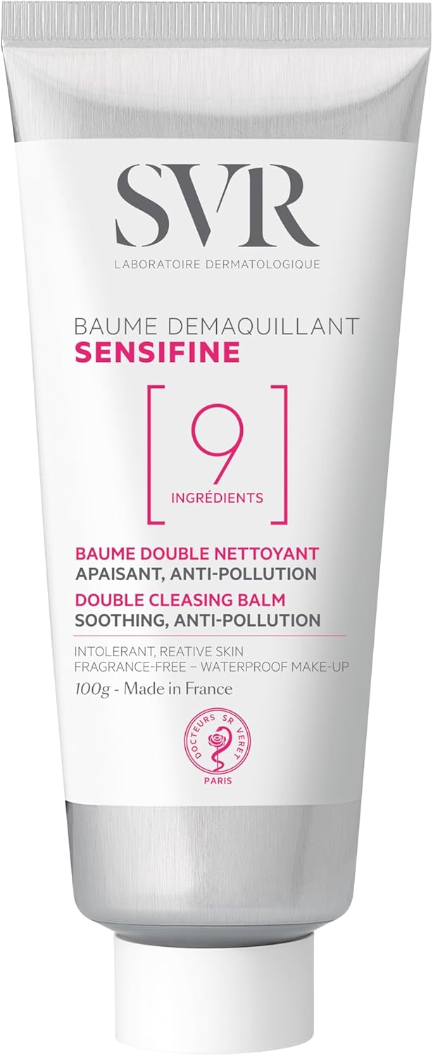 Sensifine Baume Démaquillant - Gamme Sensifine – Baume nettoyant apaisant et anti-pollution – Pour peaux sensibles, réactives ou intolérantes – Beurre de karité, Huile de coco – 100 g 100 g (1er Pack)