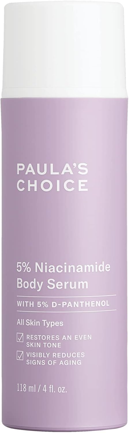 Paula's Choice 5% Niacinamide Sérum Corps - Crème Hydratante Cible les Irrégularités de Texture - Prévient le vieillissement et les Taches Brunes - avec Niacinamide - Tous Types de Peaux - 118 ml