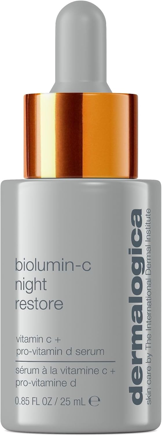 Dermalogica Biolumin-C Night Restore 25ml - Sérum de nuit éclat à la vitamine C et aux peptides - Régénère et illumine le teint pendant le sommeil