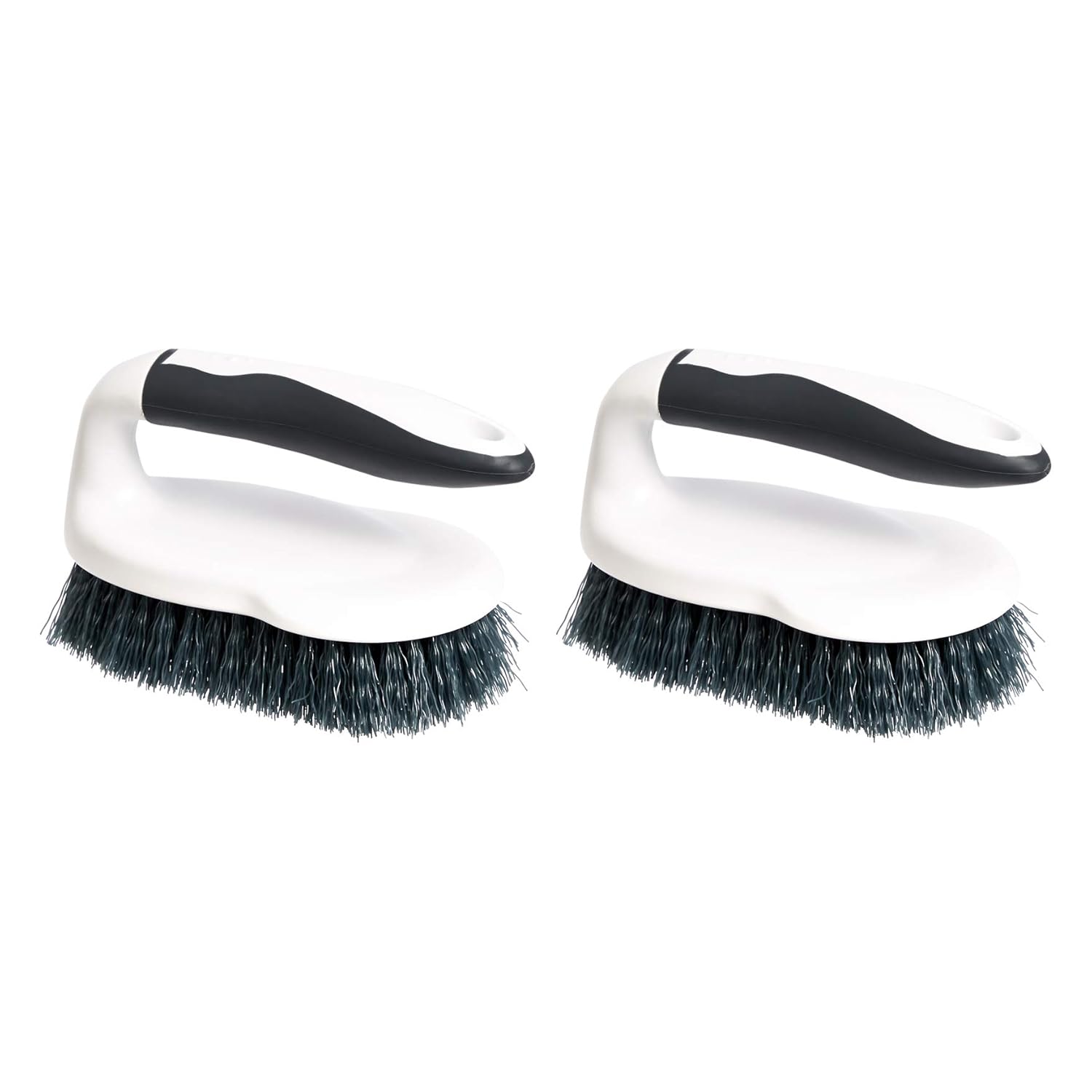 Lot de 2 Brosses à récurer tous usages, Blanc (Anciennement marque AmazonCommercial)