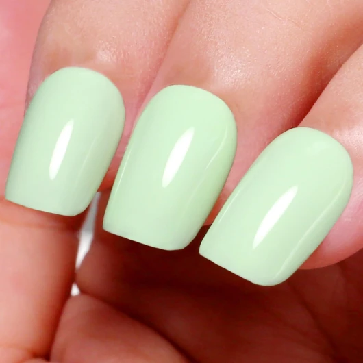 Ozzeal Vernis Semi Permanent Pastel, 15ml Pastel Vert Gel Nail Polish Art Démarrage Manucure Vernis À Ongles Gels Printemps Eté Vernis Gel UV DIY Nail Art Kit De Démarrage