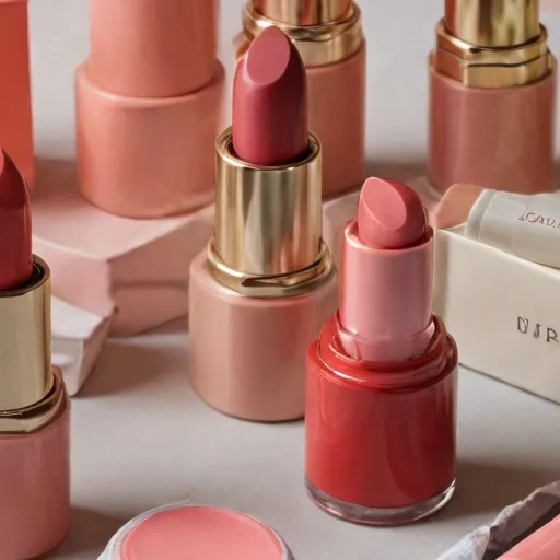 L'élégance du rouge pastelle dans les cosmétiques bio