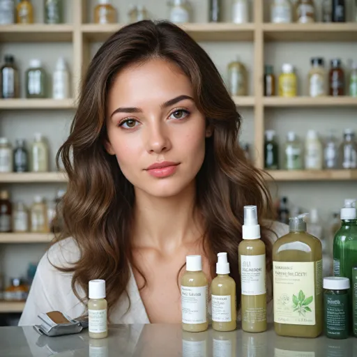 Les secrets du châtain clair cendré en cosmétique bio