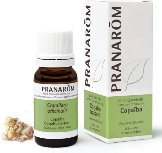 Pranarôm Huile Essentielle Baume de Copahu Oléorésine Copaifera officinalis HECT 10 ml