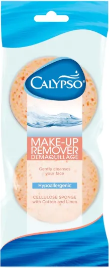 Calypso Eponges Ronde à Démaquiller x 2 2 unité (Lot de 1)