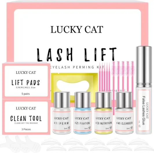 Kit Rehaussement de Cils, Actualisé Rehaussement Cils,Kit Semi-Permanent de Cils,Professionnel Lash Lift Kit,Durée de Vie de 6 à 8 Semaines,Idéal pour les Salons et à La Maison