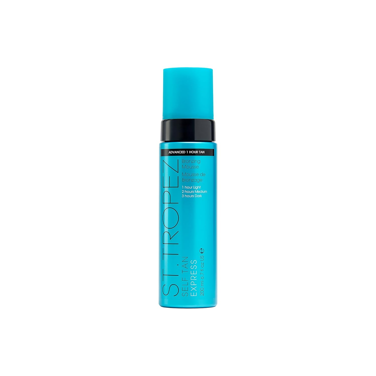 St - Tropez Self Tan Express Mousse, Fast Acting Fake Tan, Develops in 1-3 Hours, Streak-Free Finish, Vegan, Natural & Cruelty Free, 6.7 Fl Oz Mousse Bundle
