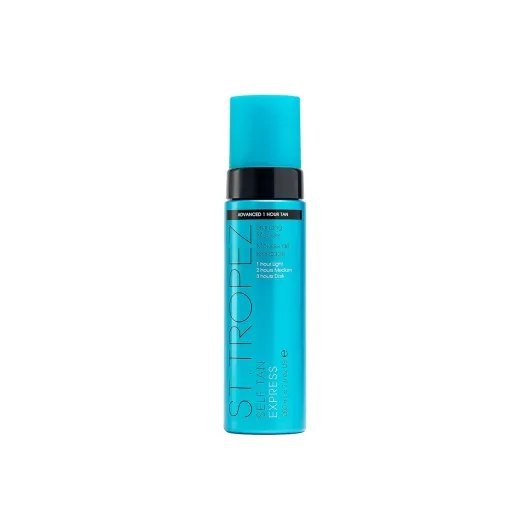 St - Tropez Self Tan Express Mousse, Fast Acting Fake Tan, Develops in 1-3 Hours, Streak-Free Finish, Vegan, Natural & Cruelty Free, 6.7 Fl Oz Mousse Bundle