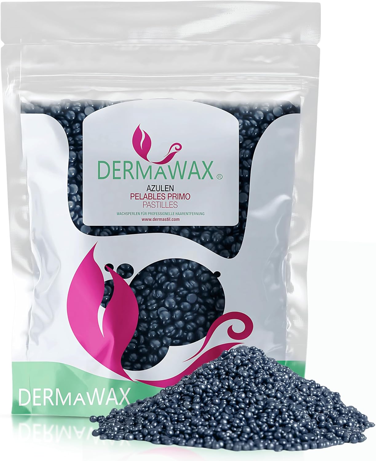 1 kg Perles de Cire Azulène – Cire Chaude Sans Bandes à Basse Température – Épilation Brésilienne Professionnelle Femme & Homme – Visage, Corps, Jambes, Aisselles, Maillot – Made in Italy 1 kg (Lot de 1)