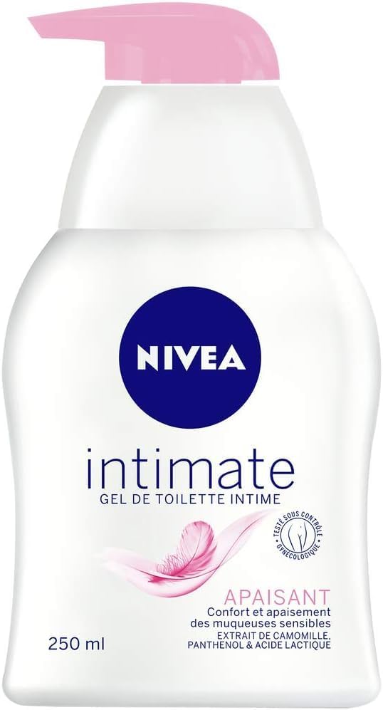 Gel de toilette intime apaisant, Aloé vera & acide lactique - Le flacon de 250ml 250 ml (Lot de 1)