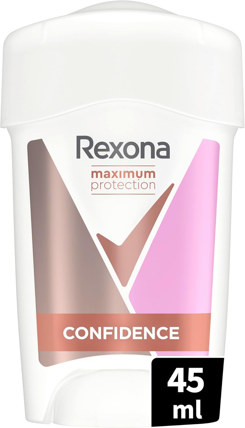 Déodorant Femme Confidence - Stick Anti-transpirant - 3x plus efficace contre la transpiration - Protection 96h - 45ml Stick Anti-Transpirant Femme Confidence 45 ml (Lot de 1)