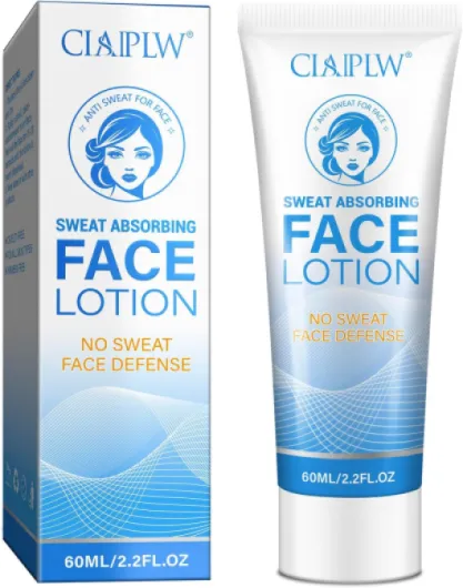 Lotion Anti-transpirant Pour Visage, Antitranspirant pour le Visage, Réduirec Sweat, Bloque La Transpiration et Contrôle la Peau grasse, Crème Anti Transpirante Pour Hommes et Femmes, 60ml
