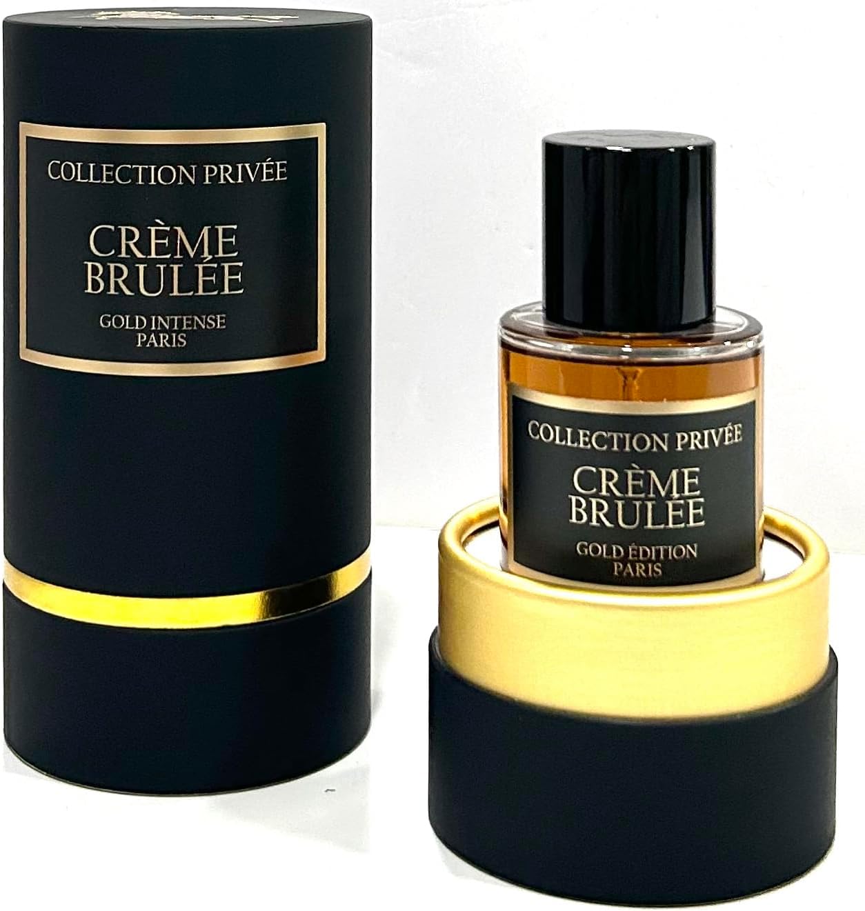 Parfum CREME BRULEE Collection Privée Nouvelle Edition (Gold Edition), Idée Cadeau, un parfum longue durée et unisexe de 50 ml, fabriqué en France (CREME BRULEE)