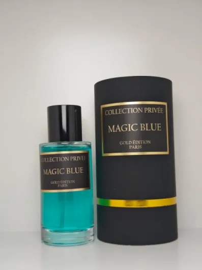 Parfum BOIS INTENSE Unisexe Collection Privée 50 ml, Femme et Homme, Idéal pour Cadeau, usage quotidien ou occasionnel (MAGIC BLUE)