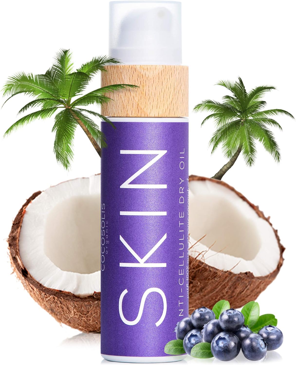 SKIN Crème Anti Cellulite Puissant - Huile Anti Cellulite au beurre de café, Crème et à la vitamine E - Raffermit et tonifie la peau, combat la cellulite (110) 110 ml (Lot de 1)