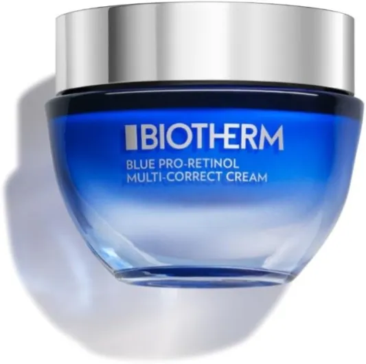 BIOTHERM - Blue Pro-Retinol Crème Visage Anti-Âge - Enrichi En Rétinol - Anti-Rides et Lissante - Tous Types de Peaux 50 ml (Lot de 1)