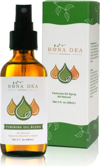 Déodorant féminin entièrement naturel en spray « The Original » de Bona Dea Naturals - Huile intime Yoni pour soulager les démangeaisons, les odeurs et la sécheresse vaginales - Spray de 59 ml 59 ml (Lot de 1)