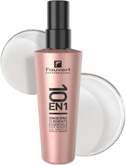 Professionnel Soin Cheveux 10 en 1 Sans Rinçage - Protéine de Soie + Huile d’Amande Douce Soin 10 en 1 150 ml (Lot de 1)