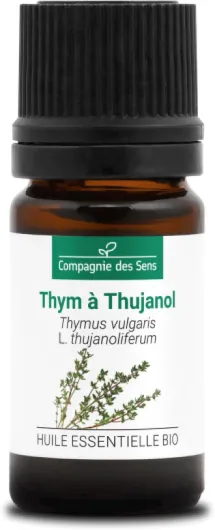 THYM A THUJANOL BIO - 5mL - Huile Essentielle de Qualité Premium - 100% Pure, Naturelle, garantie ChromaCert® - Chémotypée & Intégrale Végétale 5 ml (Lot de 1)