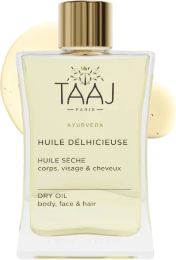 Huile Délhicieuse - Huile sèche de Beauté - Corps, Visage & Cheveux - Nourrit, Protège & Revitalise la peau - Peau Satinée - Cheveux Réparés - 96% d’ingrédients naturelle - Vegan - 50 ml 50 ml (Lot de 1)