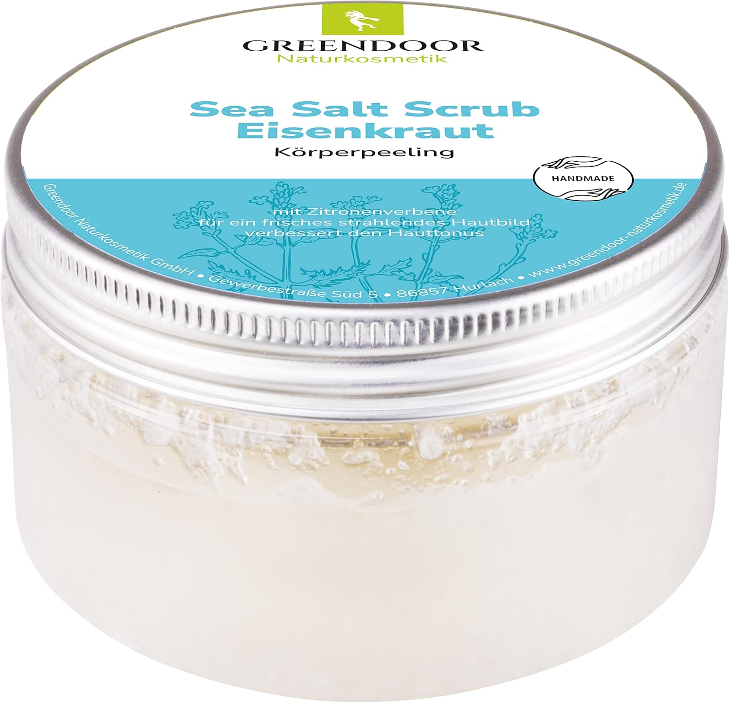 Sel De Mer Gommage Verveine, Peeling sans Plastique, Cosmétique naturelle