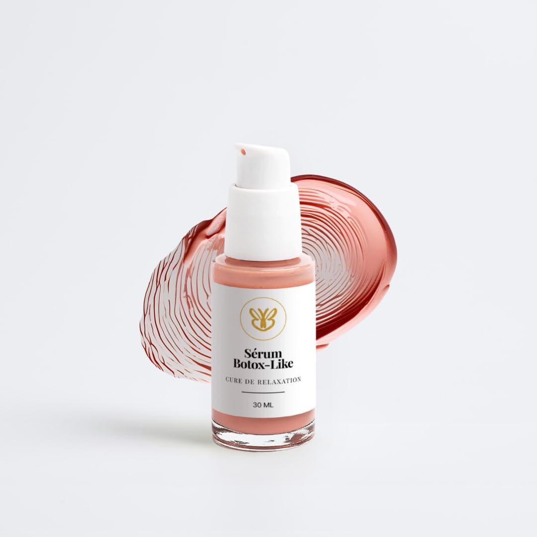 Sérum Botox-Like – Certifié Ecocert – 100% Naturel – Liftant, Lissant & Raffermissant – Anti-Rides Visage, Yeux & Cou – Peau Mature