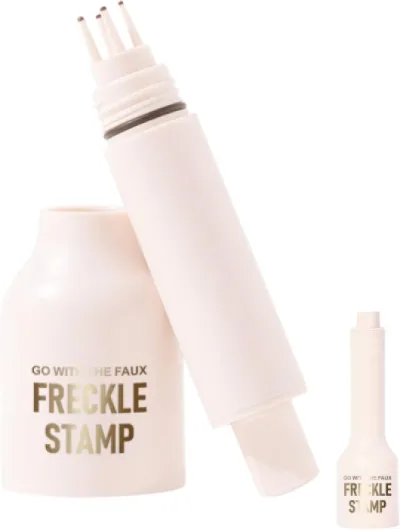 Tache de Rousseur Semi Permanent, Freckles Pen, Freckles Pen Waterproof,Liquid Micro Powder Freckles Stamp Naturel Durable,Convient à tous les Types de Peau