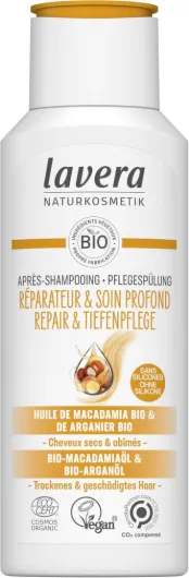 Après-Shampooing Réparation & Soin profond - sans silicone - Réparation intense & soin riche - vegan - cosmétiques naturels - 200 ml
