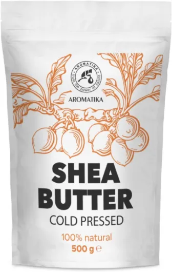 Beurre de Karité 500g - Butyrospermum Parkii Butter - Afrique - Ghana - Pur Beurre de Shea - Huile de Shea - Bon avec L'Huile Essentielle pour Beauté - Massage - Soin du Corps 500 g (Lot de 1)