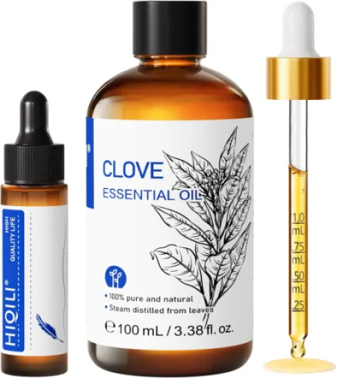 Huile Essentielle Clou de Girofle,100% Pure Naturelle pour Dentaire,Spray,Diffuseur,DIY - 100ml
