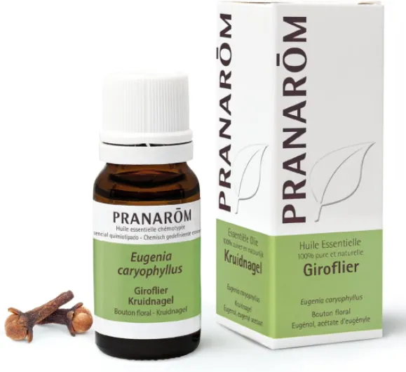 PRANARÔM - Giroflier - Huile Essentielle Chémotypée - Confort bucco-dentaire - 100% Pure Et Naturelle - HECT - 10 ml
