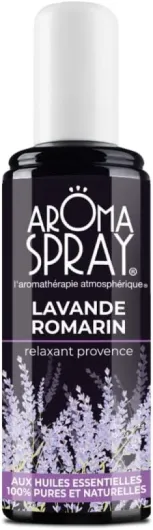 ® - Spray d'Ambiance - Aromathérapie - Lavande Romarin - Relaxant Provence - Huiles Essentielles 100% pures et naturelles - 100 ml 1 ml (Lot de 100)