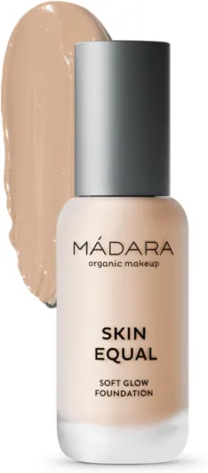 Organic Skincare - Fond de teint Skin Equal Soft Glow SPF15 IVORY 20-30 ml, Fond de teint minéral à l'acide hyaluronique, Couvrance moyenne et modulable, Vegan, certifié COSMOS natural - #20 IVORY 30 ml (Lot de 1)