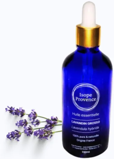 Huile Essentielle Lavandin Grosso BIO 100 ml – 100% pure & naturelle – Diffuseur, Aromathérapie, Relaxation, Sommeil, Bien-être – Direct Producteur Drôme Provençale Lavande 100 ml (Lot de 1)