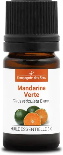 MANDARINE VERTE BIO - 5mL - Huile Essentielle de Qualité Premium - 100% Pure, Naturelle, garantie ChromaCert® - Chémotypée & Intégrale 5 ml (Lot de 1)